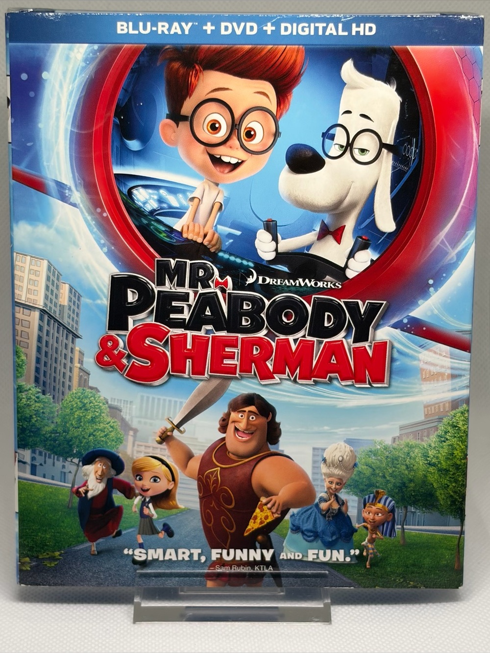 Mr. Peabody & Sherman Blu-ray + DVD - DreamWorks movie